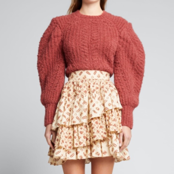 NWT Ulla Johnson Heather Pullover Alpaca Sweater - Picture 2 of 12